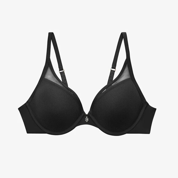 Thirdlove 24/7 Classic Uplift Contour Plunge black bra size 38E - Picture 2 of 9